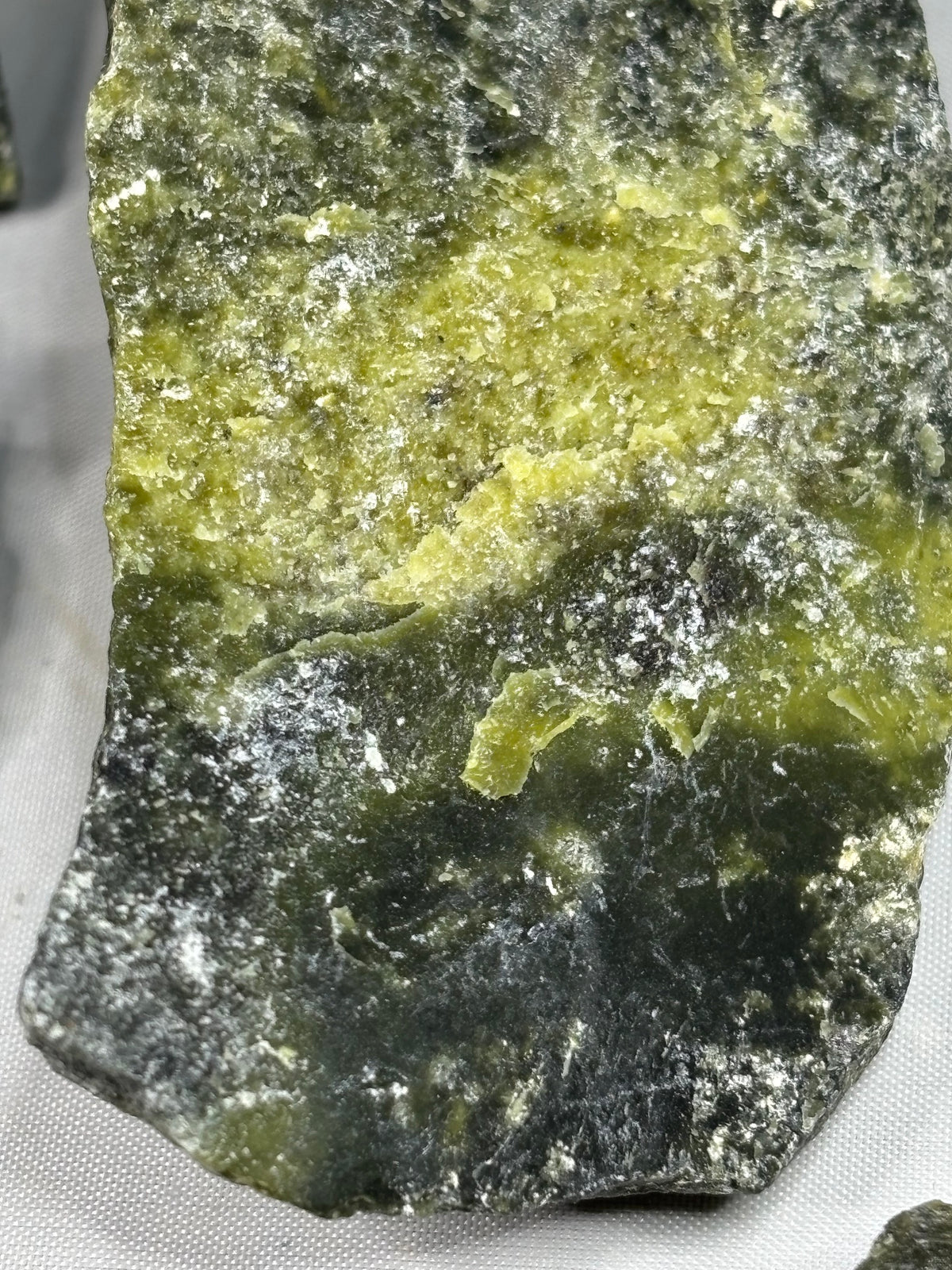 Serpentinit Rohsteine, Schlangenstein afrikanische Jade Serpentin