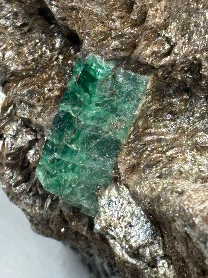 Smaragdkristalle auf Matrix, Habachtal EXTRA Qualität, Museumsstück Smaragd