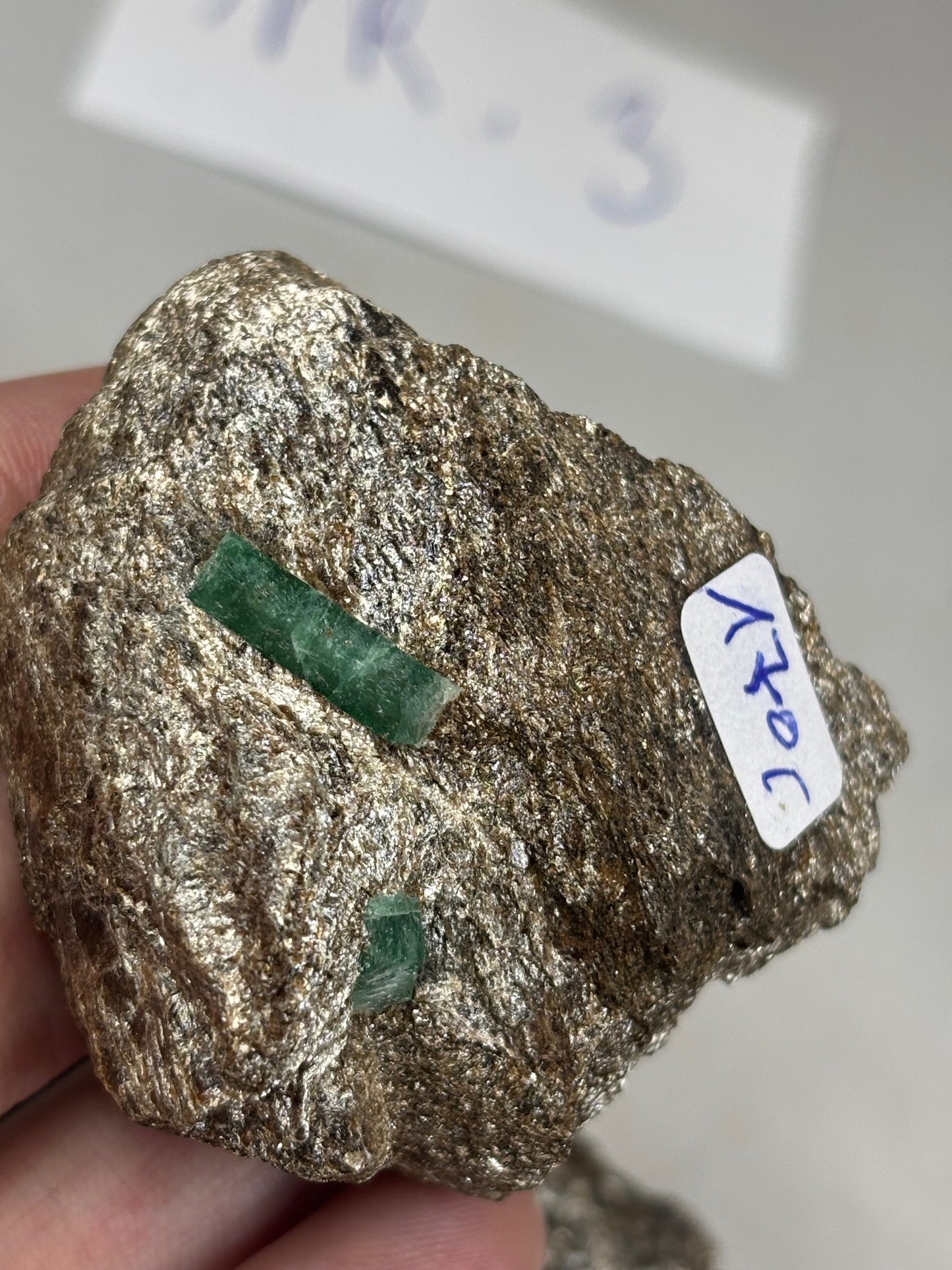 Smaragd Kristalle auf Matrix Habachtal, Salzburg Österreich, beste Qualität