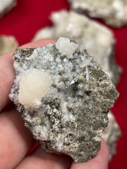 Stellerit Kristalle in bester Qualität, Dyer Quarry USA, Zeolitmineralien Rarität, Zeolith
