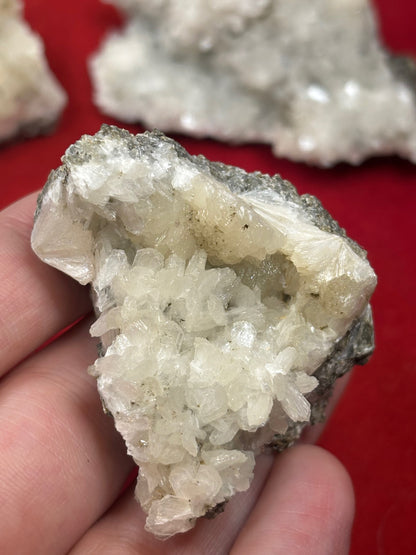 Stellerit Kristalle in bester Qualität, Dyer Quarry USA, Zeolitmineralien Rarität, Zeolith