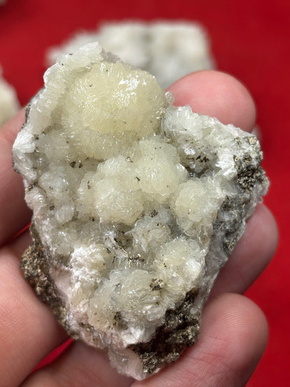Stellerit Kristalle in bester Qualität, Dyer Quarry USA, Zeolitmineralien Rarität, Zeolith