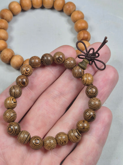 Edelholz Perlen Armbänder, Zedern oder Wengenholz Himalaya-Zeder