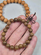 Edelholz Perlen Armbänder, Zedern oder Wengenholz Himalaya-Zeder