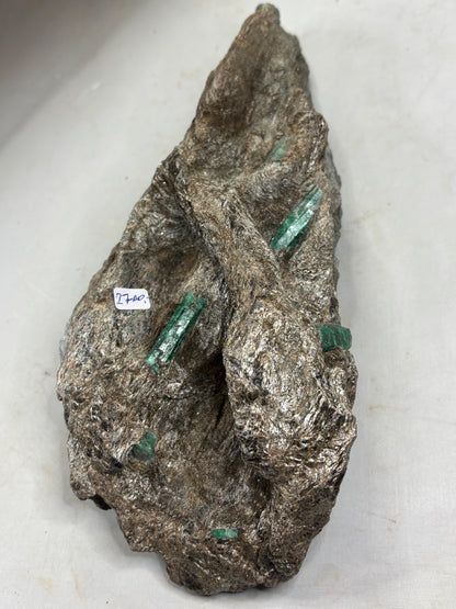 Smaragdkristalle auf Matrix, Habachtal EXTRA Qualität, Museumsstück Smaragd